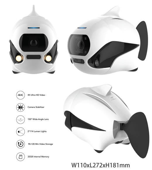 ROBOSEA BIKI 水中ドローン ホワイト 美品 ROBOSEA BIKI 水中ドローン ホワイト 美品