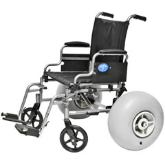 WheelEEZ/砂浜用車椅子向/ホイリーズチェア組立キット/タイヤ径42cm