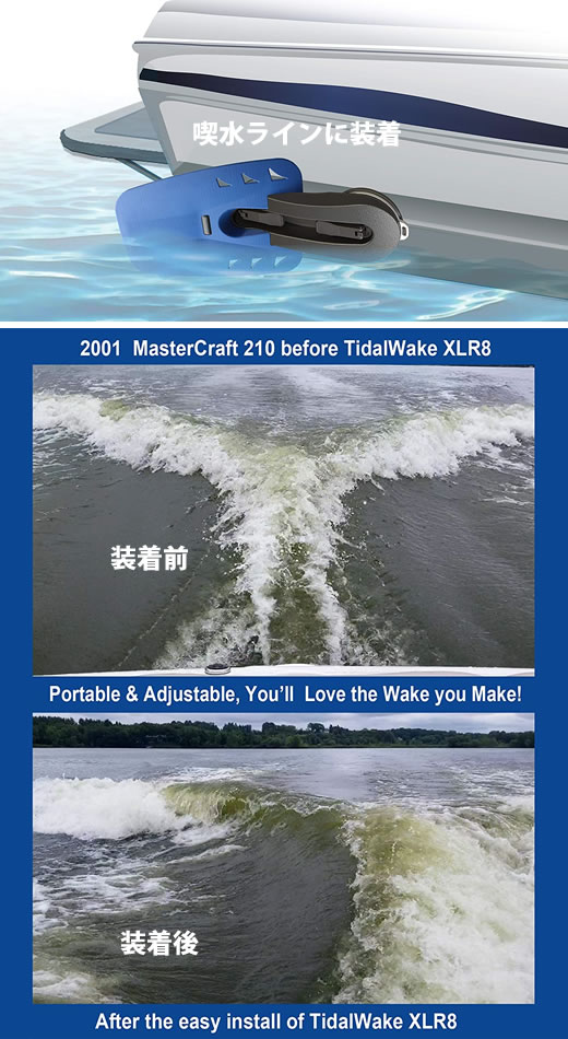 2021 Tidal Wake XLR8 ウェイクサーフシェイパー ウェーブジェネレーター 最高のウェイクサーフィン波 Wakesurf  Creator